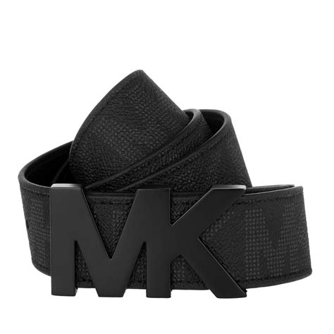 michael kors synthetic leather belt|Michael Kors belt for men.